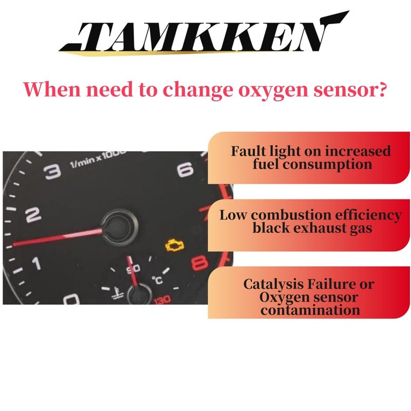 TAMKKEN حساس الأكسجين TAMKKEN O2 في الأسفل 234-4380 2344380 226A0ET000 متوافق مع ألتيما ماكسيما 370Z ألتيما كيوب مورانو ماكسيما روج FX35 FX50 G35 G37 M35 M37 M56 2007 2008 2009 2010 2011 2012 2013 - Image 5